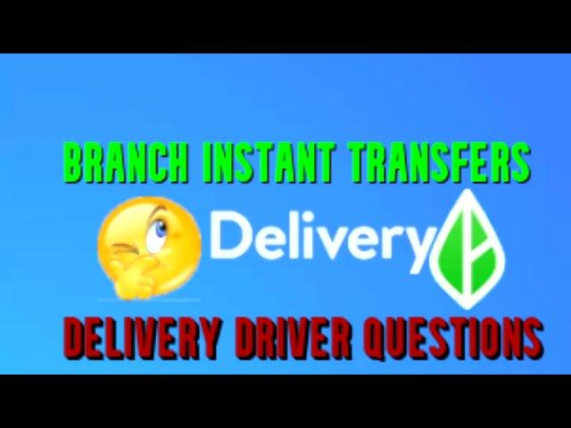 WalMart Spark Delivery Instant Transfer Branch Wallet Debit Card Payment Set Up Driver Questions