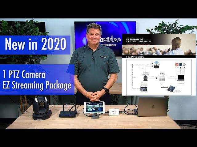 New in 2020 - Datavideo EZ Streaming Package D2