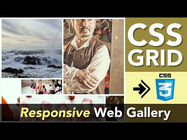 CSS Grid Responsive Image Gallery Tutorial