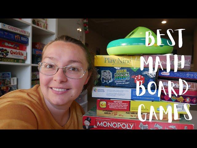 Best Math Board Games || Gameschooling