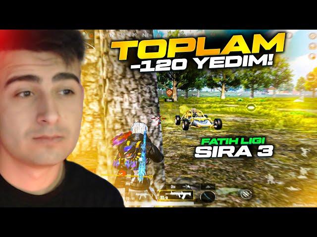 -120 YEMESEM AVRUPA 1 ALIYORDUM! SIRA 3 FATİH LİGİ TEKLİ ÜŞN - PUBG MOBİLE SOLO RANK C7S19