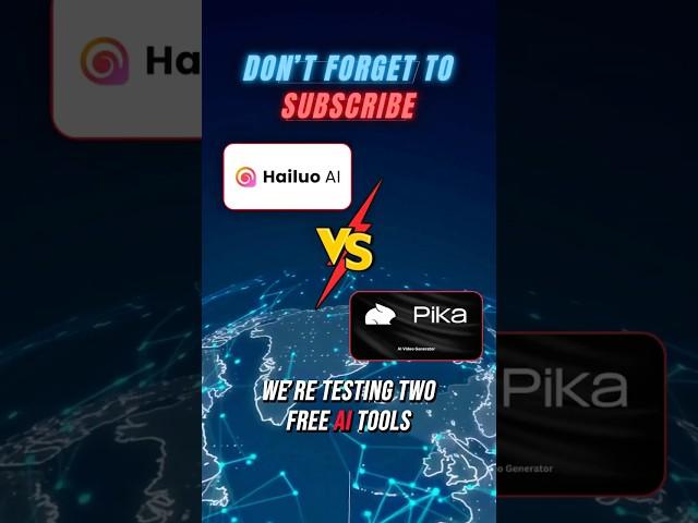 Hailuo Ai vs Pika AI Comparison | Free AI Tools Face Off with Style #freeaitools #shortvideo