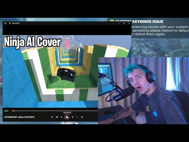 Ninja Reacts To An AI Song With His OWN VOICE