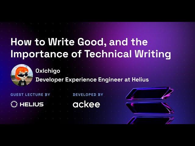 How to Write Good and The Importance of Technical Writing