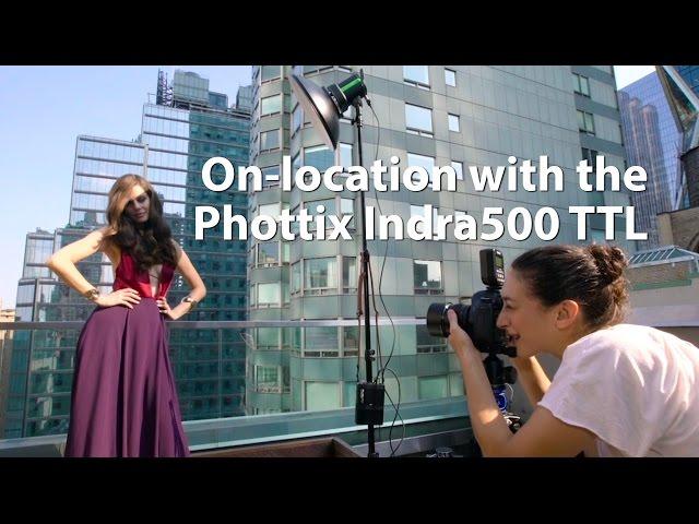 Phottix Indra500 TTL Studio Light - On Location
