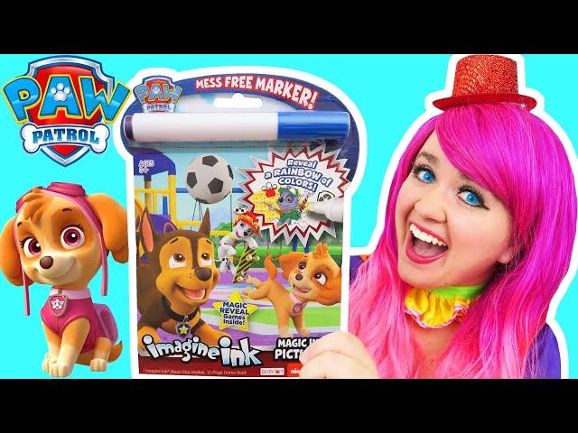 Coloring PAW Patrol Magic Invisible Ink Coloring Book | Imagine Ink Marker