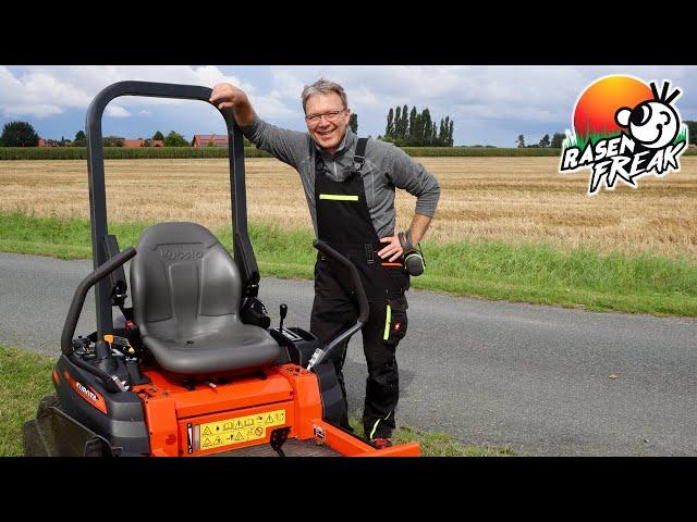 Our VILLAGE becomes more beautiful! I mow the EDGE STRIPS between the villages with my KUBOTA!