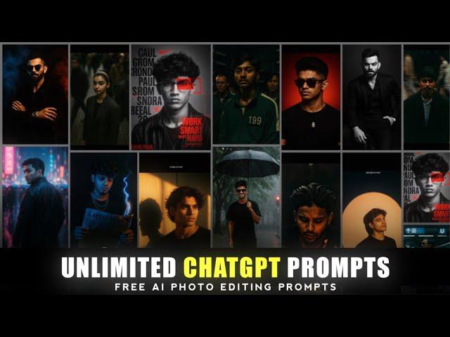 Unlimited Chatgpt Ai Photo Editing Prompts | 100% Real Face Chatgpt Cinematic Ai Photo Editing