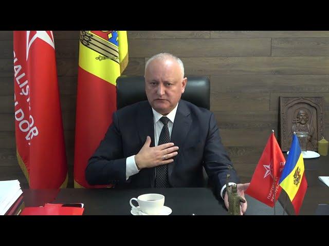 În direct cu Igor Dodon - 8 noiembrie 2024