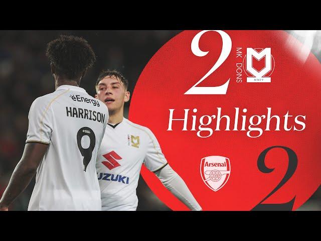 MK Dons v Arsenal U21 Highlights