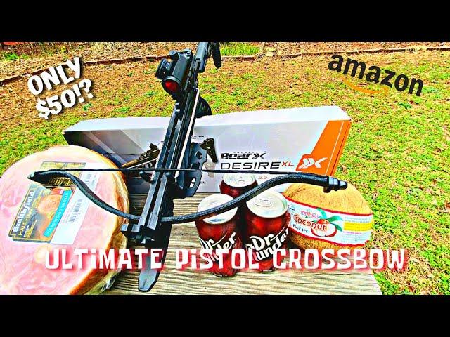 How Powerful Is a Pistol Crossbow? | Bear Archery Desire XL | REVIEW