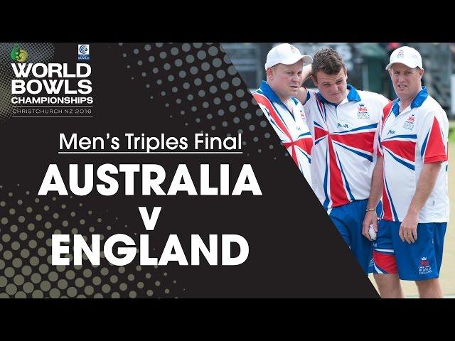 Men's Triples Final | Australia v England