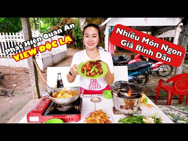 Phát hiện quán ăn View MỘT CÕI ĐI VỀ ở Làng Chăm Châu Phong nhiều món ăn ngon | DU LỊCH ẨM THỰC #684