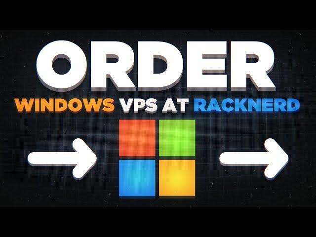 How to Order a Windows VPS at RackNerd