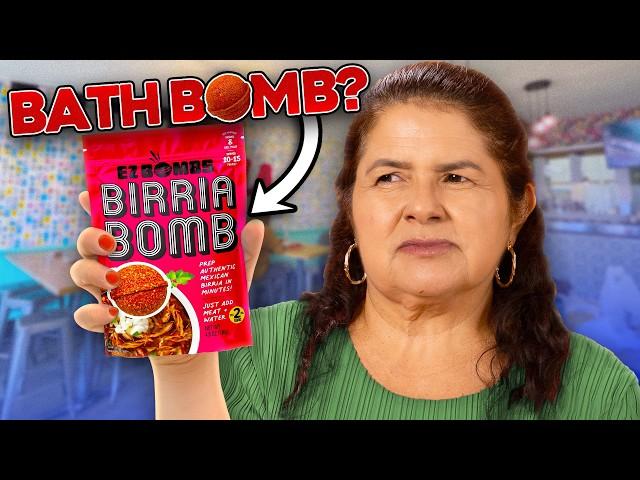 Mexican Moms TRY TikTok Birria