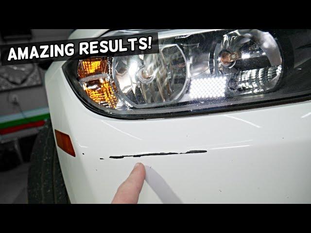 HOW TO FIX SCRATCH ON CAR BUMPER  Like a Pro