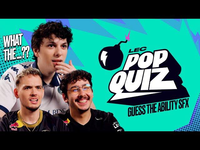 Sound Effects | LEC Pop Quiz | 2024 Summer