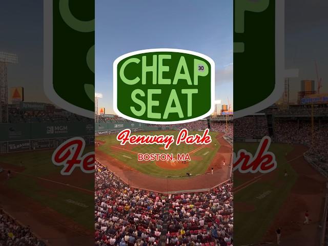 The worst seat at Fenway Park #mlb #baseball #ballpark #redsox #fenwaypark