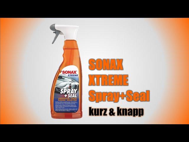 SONAX XTREME Spray+Seal kurz und knapp erklärt #SONAXschweiz