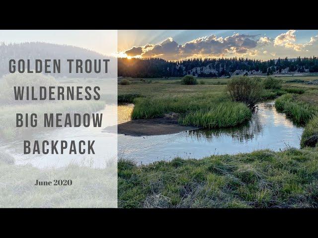 Golden Trout Wilderness Big Meadow Backpack