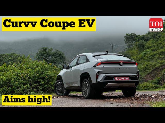 Tata Curvv Coupe EV first drive review Big, stylish, loaded… but better | TOI Auto