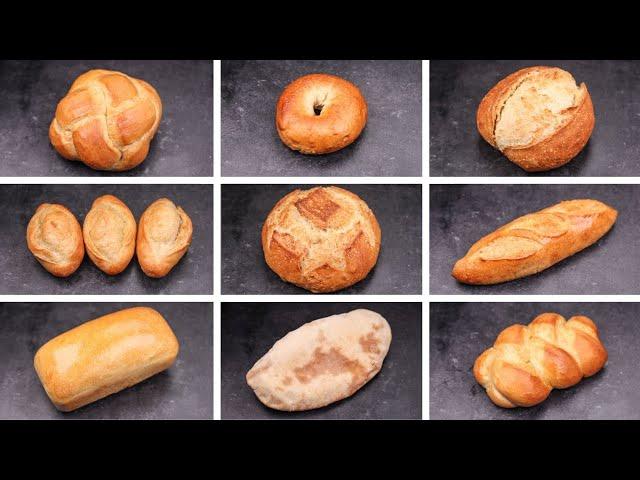 9 Bread Shaping Methods Explained