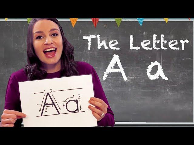 Letter A Lesson for Kids | Letter A Formation, Phonic Sound, Words that start with A.