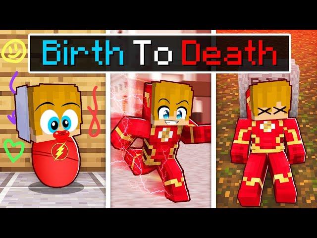 BIRTH to DEATH of THE FLASH in Minecraft! ( Tagalog )