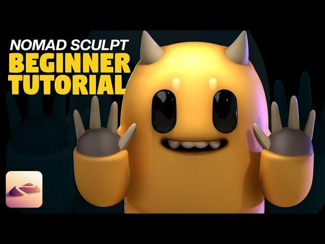 Nomad Sculpt 3D Beginner Tutorial: Monster 104