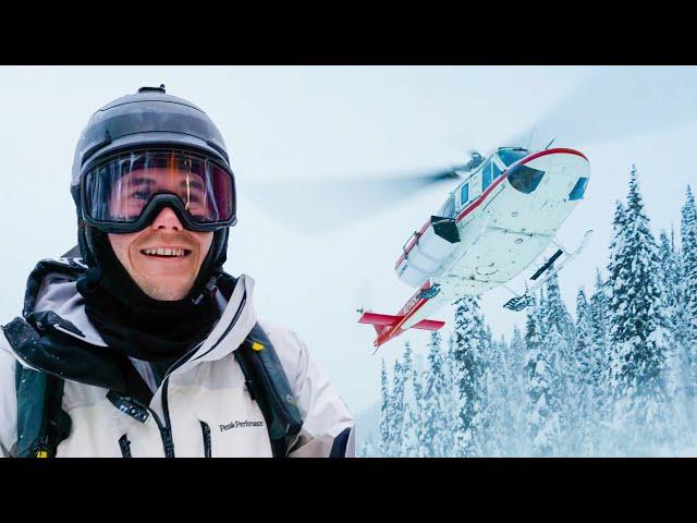 Mein erstes Mal HELISKIING in KANADA!