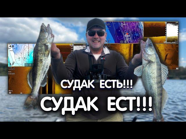 ИЩЕМ СУДАКА осенью!!! РАЗБОР скриншотов с ЭХОЛОТА LOWRANCE HDS LIVE. Рыбалка на джиг осенью.