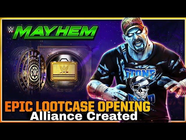 WWE MAYHEM | Mega  Lootcase Opening | Alliance Creation | Anthony Gamer YT