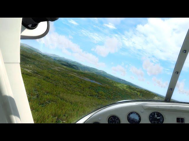 Flying the Alabeo C170 from Shump to Chunilna Creek, Alaska | P3D v4.5