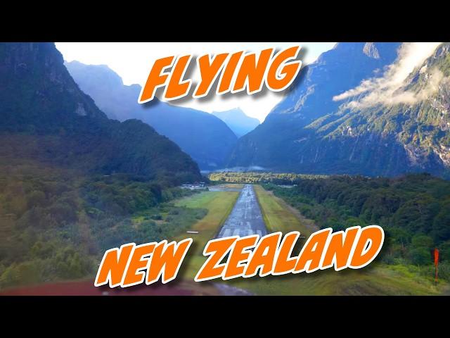 Worlds Most STUNNING Airport? ️️ Flying to New Zealand's Milford Sound