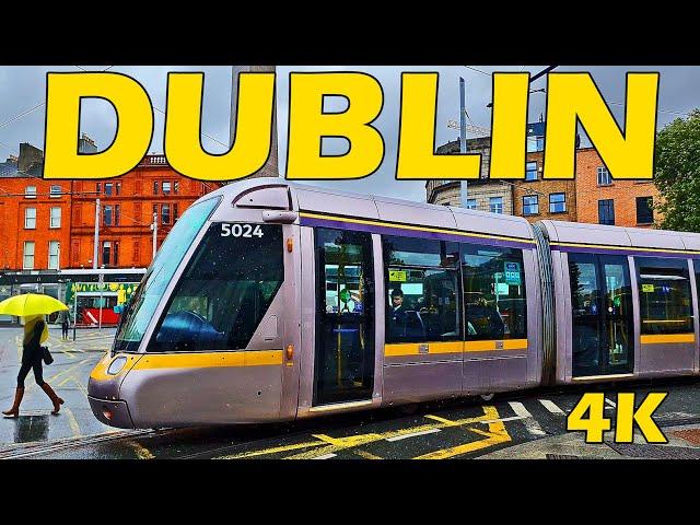 Dublin City Centre 4K Walking Tour Ireland July 2024