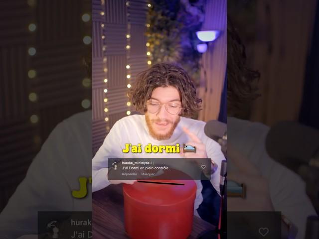 DORMIR PENDANT UN CONTRÔLE !