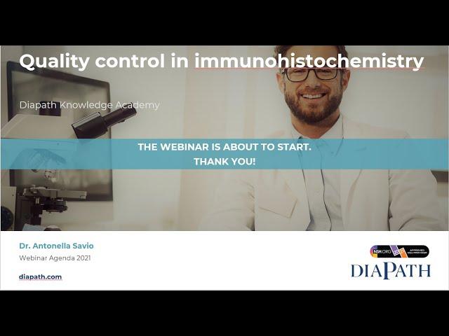 Diapath - webinar - Quality control in immunohistochemistry
