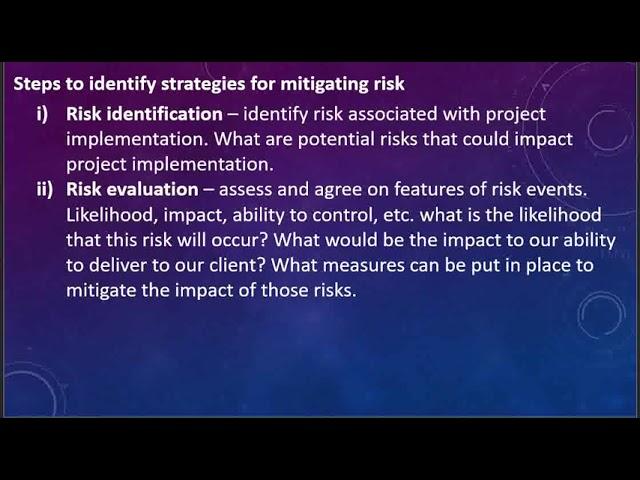 Module2 part15  Strategies for mitigating risks