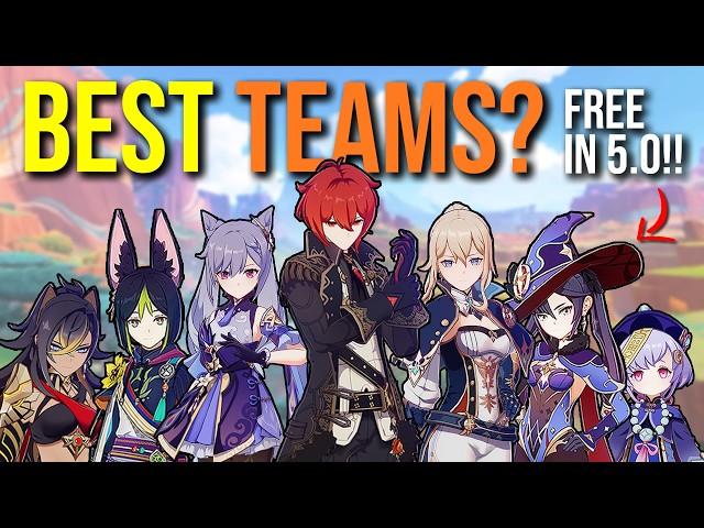 What are the BEST TEAMS for Standard Banner 5 STAR Characters (And who to get) | Genshin Impact