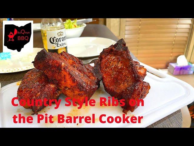 Country Style Ribs | Season Opening Cook at the BuQeye BBQ Lake Camp on the Pit Barrel Cooker