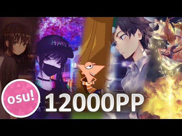 I REACHED 12000PP AND TOP 300! [osu!]