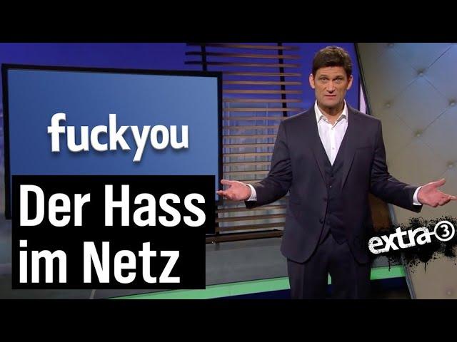 Hasskommentare im Netz  | extra 3 | NDR