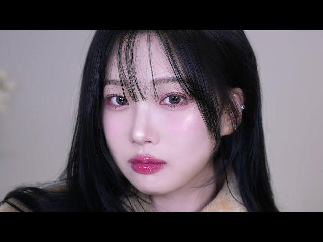 Year-end pink daily makeup  (Recommended by Olive Young in Korea, try this makeup )