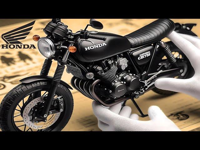 FULL BUILD | BIG 1/6 Model Scale HONDA CB 75OF Tamiya Rare Model Kit