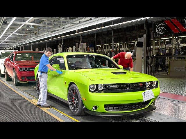 How Dodge Built The Last Dodge Challenger From Scratch Inside Massive Factory