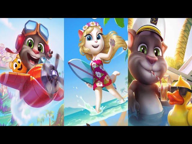 My Talking Tom2 vs Talking Tom vs  My Talking Angela | IOS Andriod Gameplay 2024 Tom Puma Fur Ep4049