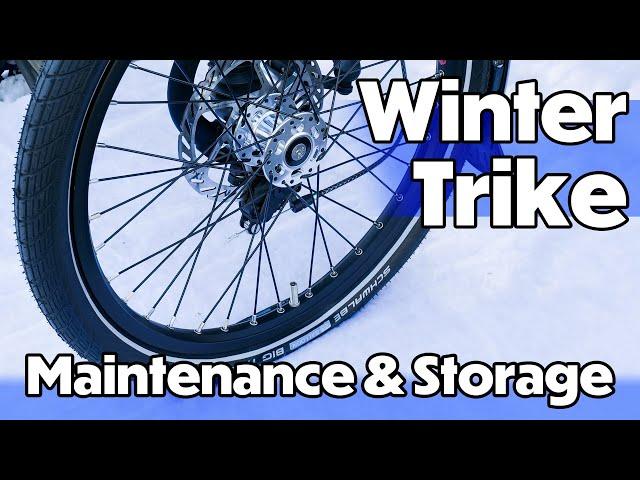 Getting Your Trike Ready for Winter! - Winter Maintenance Tutorial