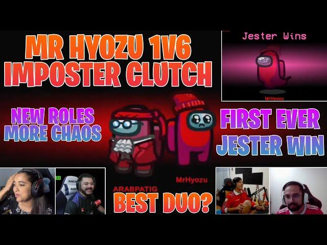 MR HYOZU 1V6 IMPOSTER CLUTCH WITH ARABPATI  AMONG US NEW ROLES MORE CHAOS FT. MOMO RASTRA NASTY 