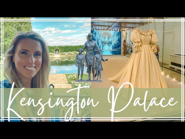 INSIDE KENSINGTON PALACE LONDON | Princess Diana Wedding Dress & Statue