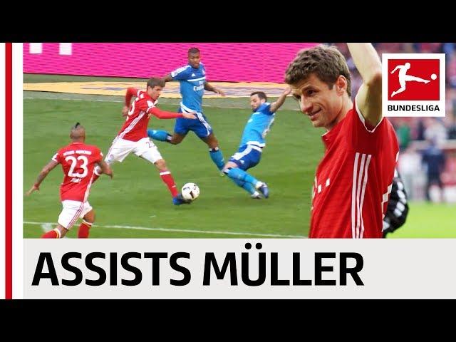 Thomas Müller - All Assists 2016/17 Season